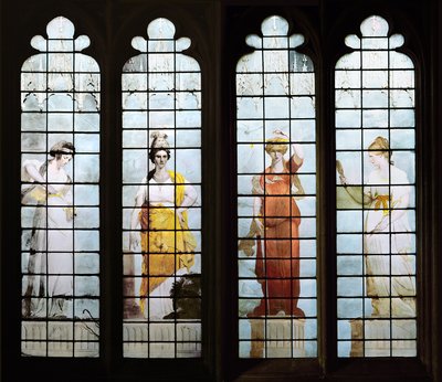 Four of the Seven Cardinal Virtues (detail) by Thomas Jervais